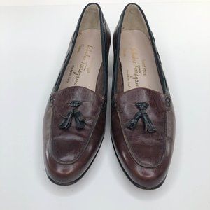 Salvatore Ferragamo Women's Brown Leather Tassel